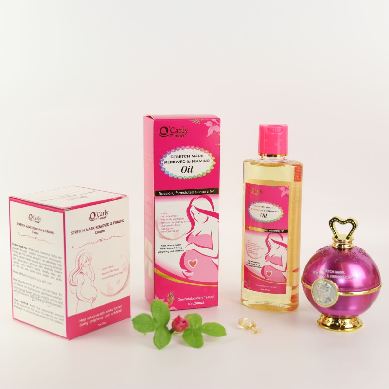 Stretch Mark Kit Supplier - Rose Cream Body Oil Removal
