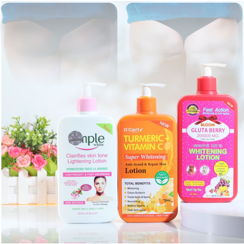 Body Lotion Manufacturer - Turmeric Vitamin C Whitening OEM