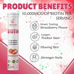 Biotin Effervescent Tablets Factory - OEM High Dosage Easy Absorption