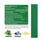 Oregano Softgel Manufacturer - OEM 2 in 1 6000mg Black Seed Oil
