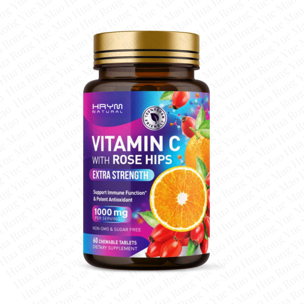 Vitamin C Chewable Tablets Factory - OEM Immune Support Rose Hips