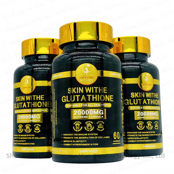 Glutathione Capsules Supplier - OEM 20000mg Anti-Aging Skin Whitening