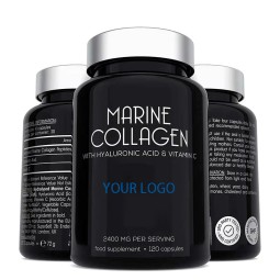 Vitamin C Collagen Factory - Hydrolyzed Marine Capsules