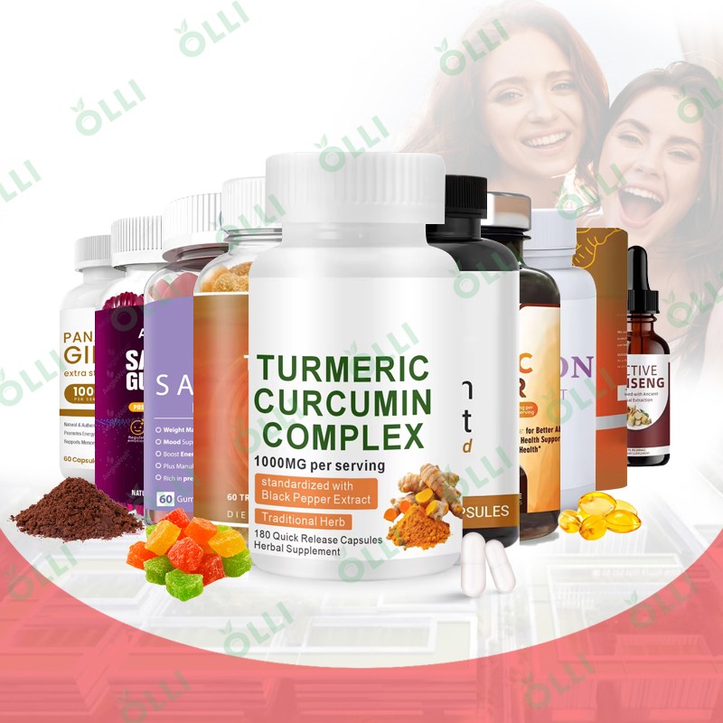 Dietary Supplement Kit Supplier - Turmeric Saffron Ginseng Capsules