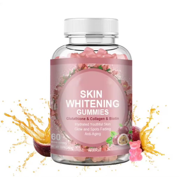 Skin Whitening Gummies Factory - Glutathione Herbal Collagen Candy