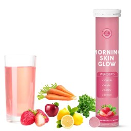 Skin Glow Tablets Supplier - Morning Effervescent Strawberry