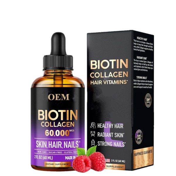 Collagen Biotin Liquid Manufacturer - Natural Supplement Glowing Skin