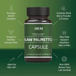 Saw Palmetto Capsules Supplier - Gluten-Free Hair Loss Prevention
