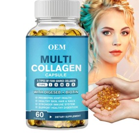 Multi-Collagen Capsules Supplier - Vitamin C Biotin Safe