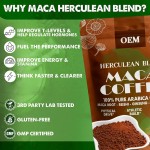 Maca Coffee Powder Factory - OEM Black Maca Arabica Instant