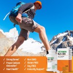 Vitamin D3 K2 Capsules Factory - OEM 5000iu Immune Bone Teeth