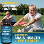 Fish Oil Softgels Manufacturer - OEM Omega 3 DHA EPA Heart Brain