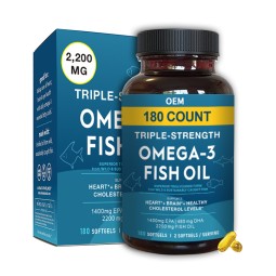 Omega 3 Softgels Manufacturer - OEM DHA EPA Brain Eye Support