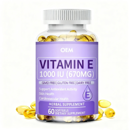Vitamin E Softgels Manufacturer - OEM d Alpha Tocopherol Cellular