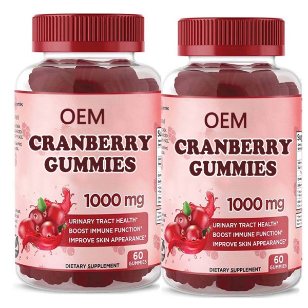 Urinary Health Gummies Factory - OEM Cranberry Bladder Kidney Support