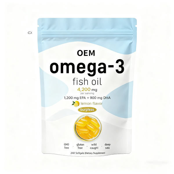 Fish Oil Softgels Supplier - OEM Omega 3 EPA DHA Heart