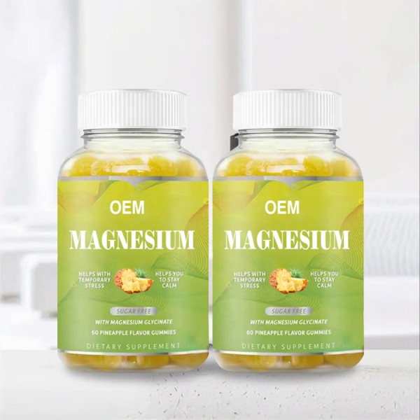 Magnesium Gummies Supplier - OEM Calm Mood Stress Immunity