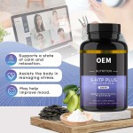 Relaxation Capsules Manufacturer - OEM 5HTP L-Theanine Mood Support