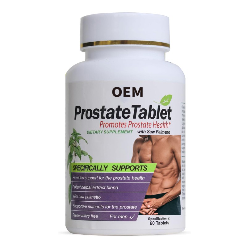 Prostate Health Tablets Factory - OEM Saw Palmetto Zinc Quercetin