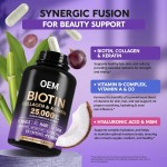 Hair Growth Capsules Manufacturer - OEM Biotin Collagen Skin Nails
