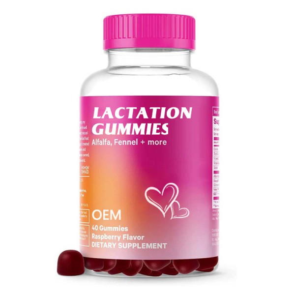 Lactation Gummies Manufacturer - OEM Fenugreek Moringa Breast Milk
