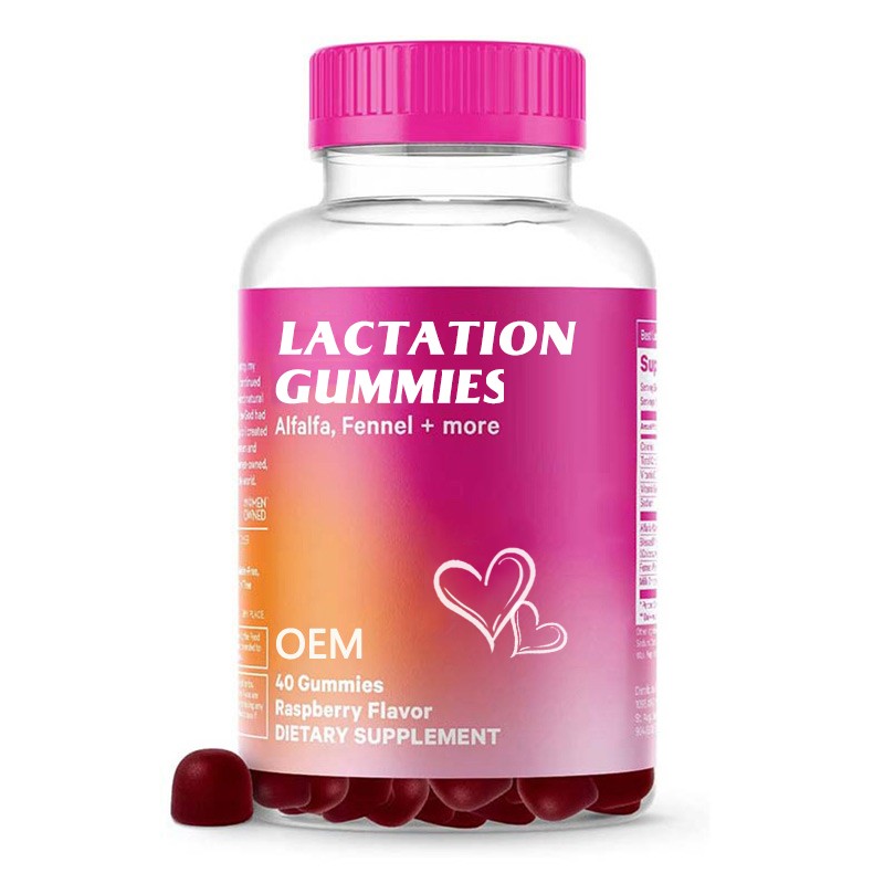 Lactation Gummies Manufacturer - OEM Fenugreek Moringa Breast Milk