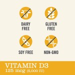 Vitamin D3 Softgels Factory - OEM Immune Bone Health 180 Softgels Men Women