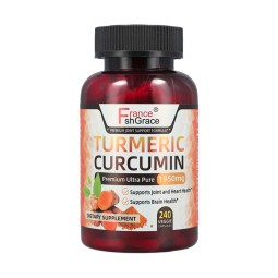 Turmeric Curcumin Capsules Manufacturer - OEM 1950mg Joint Heart Energy Women Men