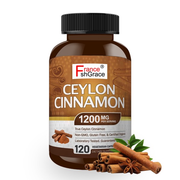 Ceylon Cinnamon Capsules Factory - OEM 1200mg Organic Energy Heart Support