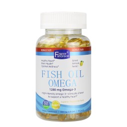 Omega 3 Fish Oil Capsule Manufacturer - OEM 1280mg Brain Heart Health 90 Softgels