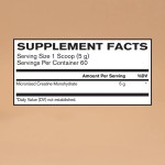 Creatine Monohydrate Powder Supplier - OEM Micronized 5000mg Per Serving Powder