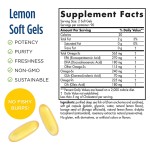 Omega 3 Softgels Factory - OEM Lemon Flavor High Potency EPA DHA Complete