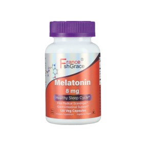 Melatonin Capsules Supplier - OEM 8mg Time Release Sleep 120 Capsules