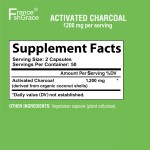 Activated Charcoal Capsules Supplier - OEM 1200mg Healthy Lifestyle 100 Caps
