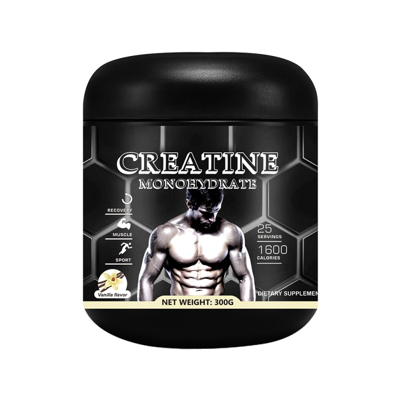 Sports Creatine Powder Factory - 300g Vanilla Flavor Nutrition