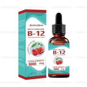 Vitamin B-12 Drops Manufacturer - 5000mcg Cherry Flavor 60ml