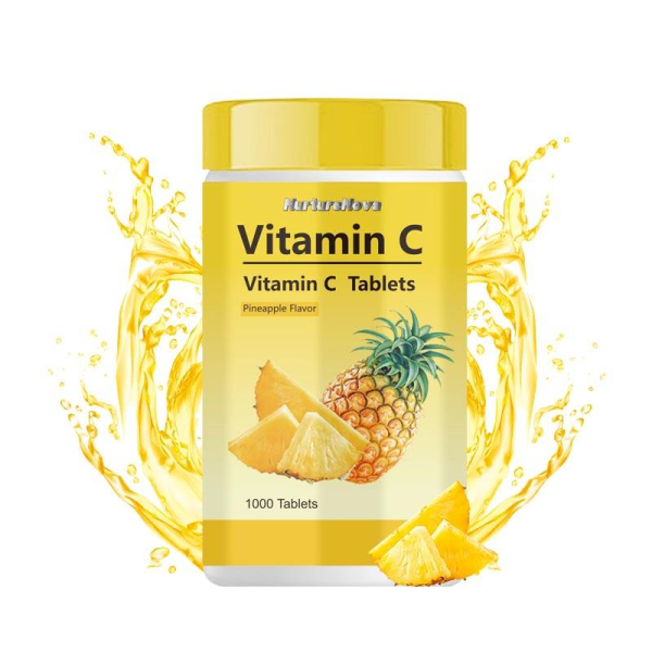 Vitamin C Tablets Factory - Pineapple Flavor 1000 Count Bulk