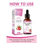 Collagen Drops Supplier - Strawberry Flavor 60ml Oral Liquid