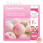 Vitamin C Effervescent Tablets Supplier - Peach Flavor 20 Pieces