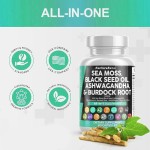 Sea Moss Capsules Supplier - 60-Count Vegetarian Herbal Extract