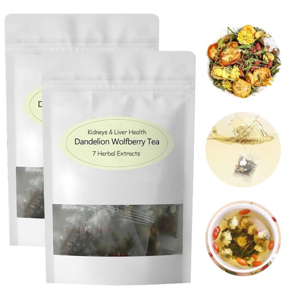 Dandelion Wolfberry Tea Manufacturer - 12 Packs Liver Eye