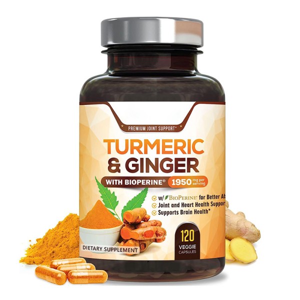 Turmeric Capsules Factory - 120 Capsules Cross Border Custom