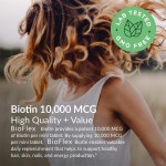 Biotin Tablets Manufacturer - 10000 MCG Vegetarian Hair Skin
