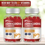 Ashwagandha Gummies Factory - 1000mg Vitamin C D2 Zinc Stress