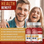 Ashwagandha Gummies Factory - 1000mg Vitamin C D2 Zinc Stress