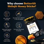 Shilajit Honey Sticks Factory - 30 Sticks Organic Honey Saffron