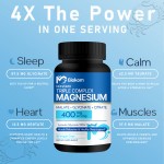Magnesium Glycinate Capsule Supplier - 400mg Sleep Heart Muscle