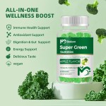 Super Greens Gummies Factory - Vitamin C Turmeric Zinc Vegan