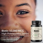 Biotin Tablets Manufacturer - 10000 MCG Vegetarian Hair Skin