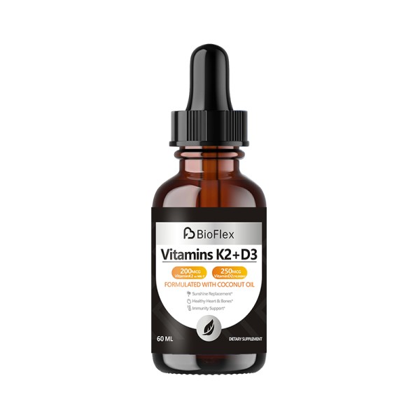 Vitamin D3 K2 Drops Factory - Flavor-Free Heart Health Immune